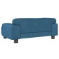 vidaXL Sofá para niños de terciopelo azul 70x45x30 cm vidaXL Sofá para niños de terciopelo azul 70x45x30 cm