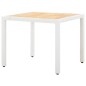 vidaXL Juego de comedor de jardín 5 piezas ratán sintético blanco vidaXL Juego de comedor de jardín 5 piezas ratán sintético blanco