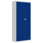 vidaXL Armario archivador de acero gris claro y azul 90x40x200 cm vidaXL Armario archivador de acero gris claro y azul 90x40x200 cm