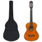 vidaXL Set de guitarra clásica para niños principiantes 8 pzas 1/2 34" vidaXL Set de guitarra clásica para niños principiantes 8 pzas 1/2 34"