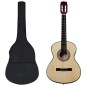 vidaXL Set de guitarra clásica para principiantes 8 piezas 3/4 36" vidaXL Set de guitarra clásica para principiantes 8 piezas 3/4 36"