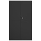 vidaXL Armario archivador de acero negro 105x40x180 cm