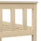 vidaXL Estructura de cama de madera maciza de pino clara 100x200 cm 