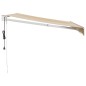 vidaXL Toldo retráctil automático amarillo y blanco 3x2,5 m vidaXL Toldo retráctil automático amarillo y blanco 3x2,5 m