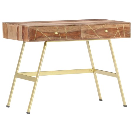 vidaXL Escritorio con cajones madera maciza de sheesham 100x55x75 cm