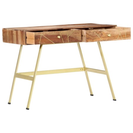 vidaXL Escritorio con cajones madera maciza de sheesham 100x55x75 cm