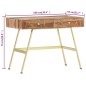 vidaXL Escritorio con cajones madera maciza de sheesham 100x55x75 cm vidaXL Escritorio con cajones madera maciza de sheesham 100x55x75 cm