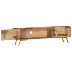 vidaXL Mueble para TV madera maciza de sheesham 140x30x40 cm
