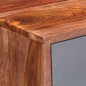 vidaXL Aparador de madera maciza de Sheesham gris 120x30x55 cm vidaXL Aparador de madera maciza de Sheesham gris 120x30x55 cm