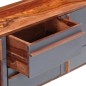 vidaXL Aparador de madera maciza de Sheesham gris 120x30x55 cm vidaXL Aparador de madera maciza de Sheesham gris 120x30x55 cm