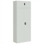 vidaXL Armario archivador de acero gris claro 90x40x220 cm vidaXL Armario archivador de acero gris claro 90x40x220 cm