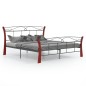 vidaXL Estructura de cama de metal negra 140x200 cm vidaXL Estructura de cama de metal negra 140x200 cm