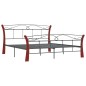 vidaXL Estructura de cama de metal negra 140x200 cm vidaXL Estructura de cama de metal negra 140x200 cm