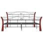 vidaXL Estructura de cama de metal negra 140x200 cm vidaXL Estructura de cama de metal negra 140x200 cm