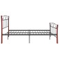 vidaXL Estructura de cama de metal negra 140x200 cm vidaXL Estructura de cama de metal negra 140x200 cm