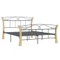 vidaXL Estructura de cama de metal negra 120x200 cm vidaXL Estructura de cama de metal negra 120x200 cm