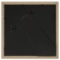 vidaXL Marcos de fotos 3D 3 uds madera oscura 28x28cm foto de 20x20cm