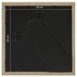 vidaXL Marcos de fotos 3D 3 uds madera oscura 28x28cm foto de 20x20cm