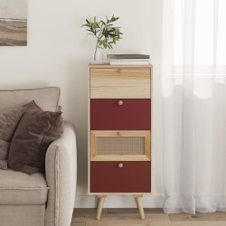 vidaXL Aparador alto con cajones madera contrachapada 40x30x95 cm