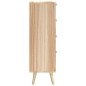 vidaXL Aparador alto con cajones madera contrachapada 40x30x95 cm vidaXL Aparador alto con cajones madera contrachapada 40x30x95 cm
