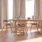 vidaXL Silla de comedor 4 uds madera curvada y tela gris claro vidaXL Silla de comedor 4 uds madera curvada y tela gris claro