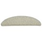 vidaXL Alfombrilla autoadhesiva escalera sisal 15 uds gris 56x17x3 cm vidaXL Alfombrilla autoadhesiva escalera sisal 15 uds gris 56x17x3 cm