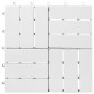 vidaXL Baldosas de terraza 10 uds madera maciza acacia blanco 30x30 cm vidaXL Baldosas de terraza 10 uds madera maciza acacia blanco 30x30 cm