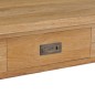 vidaXL Mesa de centro madera de teca maciza 100x60x35 cm