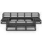 vidaXL Juego de muebles de jardín 10 piezas madera maciza de pino vidaXL Juego de muebles de jardín 10 piezas madera maciza de pino