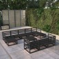 vidaXL Juego de muebles de jardín 11 piezas madera maciza de pino vidaXL Juego de muebles de jardín 11 piezas madera maciza de pino