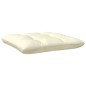 vidaXL Muebles de jardín 3 piezas madera maciza pino con cojines crema vidaXL Muebles de jardín 3 piezas madera maciza pino con cojines crema