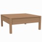 vidaXL Muebles de jardín 3 piezas madera maciza pino con cojines crema vidaXL Muebles de jardín 3 piezas madera maciza pino con cojines crema