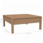 vidaXL Muebles de jardín 3 piezas madera maciza pino con cojines crema vidaXL Muebles de jardín 3 piezas madera maciza pino con cojines crema