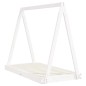 vidaXL Estructura de cama para niños madera de pino blanco 70x140 cm vidaXL Estructura de cama para niños madera de pino blanco 70x140 cm