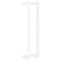 vidaXL Toallero de madera maciza de pino blanco 23x18x90 cm vidaXL Toallero de madera maciza de pino blanco 23x18x90 cm