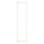 vidaXL Toallero de madera maciza de pino blanco 23x18x90 cm vidaXL Toallero de madera maciza de pino blanco 23x18x90 cm