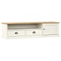 vidaXL Mueble para TV VIGO madera maciza de pino blanco 156x40x40 cm vidaXL Mueble para TV VIGO madera maciza de pino blanco 156x40x40 cm