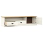 vidaXL Mueble para TV VIGO madera maciza de pino blanco 156x40x40 cm vidaXL Mueble para TV VIGO madera maciza de pino blanco 156x40x40 cm