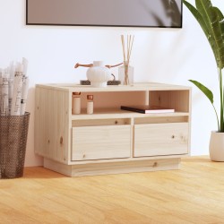 vidaXL Mueble de TV de madera maciza de pino 60x35x37 cm