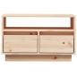 vidaXL Mueble de TV de madera maciza de pino 60x35x37 cm vidaXL Mueble de TV de madera maciza de pino 60x35x37 cm