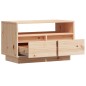 vidaXL Mueble de TV de madera maciza de pino 60x35x37 cm vidaXL Mueble de TV de madera maciza de pino 60x35x37 cm