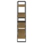 vidaXL Estantería de 4 niveles madera maciza de pino 100x30x140 cm