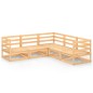 vidaXL Juego de muebles de jardín 5 piezas madera maciza de pino vidaXL Juego de muebles de jardín 5 piezas madera maciza de pino