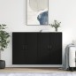 vidaXL Armarios de pared 2 uds madera de ingeniería negro vidaXL Armarios de pared 2 uds madera de ingeniería negro