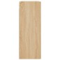 vidaXL Armarios de pared 2 uds madera de ingeniería roble Sonoma