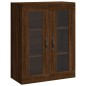 vidaXL Armarios de pared 2 uds madera de ingeniería marrón roble vidaXL Armarios de pared 2 uds madera de ingeniería marrón roble