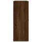 vidaXL Armarios de pared 2 uds madera de ingeniería marrón roble vidaXL Armarios de pared 2 uds madera de ingeniería marrón roble