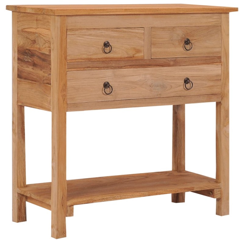 vidaXL Aparador de madera maciza de teca 78x35x80 cm vidaXL Aparador de madera maciza de teca 78x35x80 cm