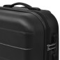 vidaXL Juego de maletas trolley rígidas 3 piezas negro 45,5/55/66 cm vidaXL Juego de maletas trolley rígidas 3 piezas negro 45,5/55/66 cm
