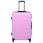 vidaXL Maleta rígida con ruedas ABS rosa vidaXL Maleta rígida con ruedas ABS rosa